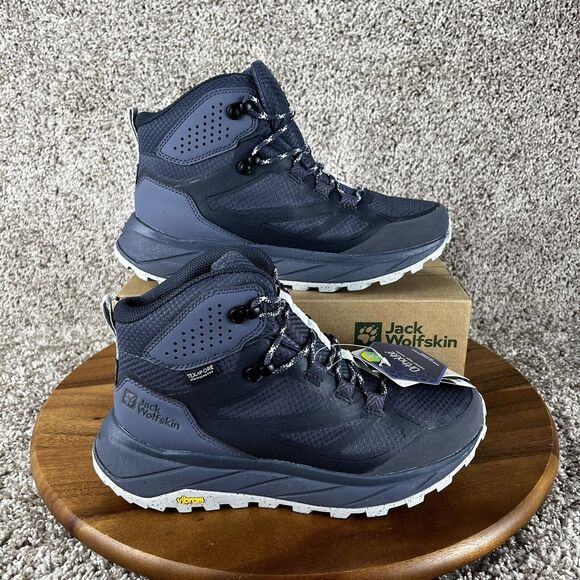 Jack Wolfskin Women's 6.5 Terraventure Texapore Mid W Waterproof Hiking Shoes - Picture 1 of 12